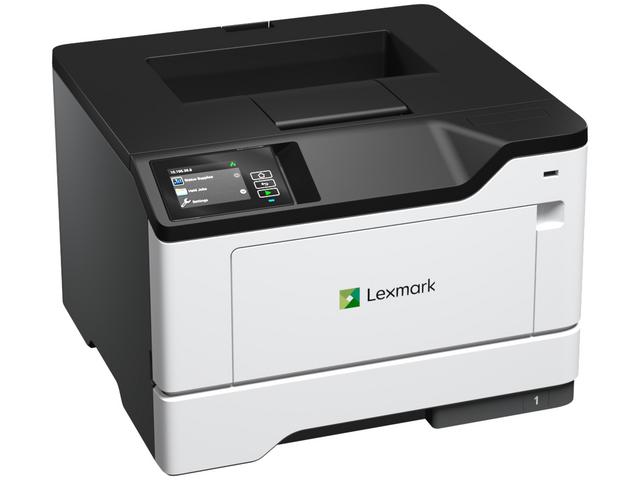 Side view of the Lexmark MS531dw, demonstrating its durable and professional design.