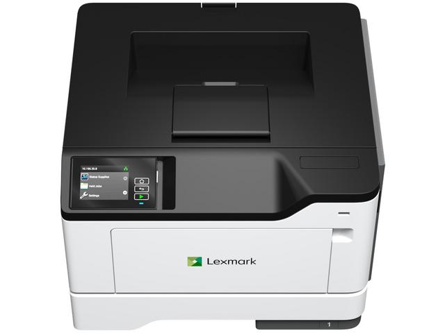 Front view of the Lexmark MS531dw advanced black & white laser printer, designed for high-speed and efficient office printing.
